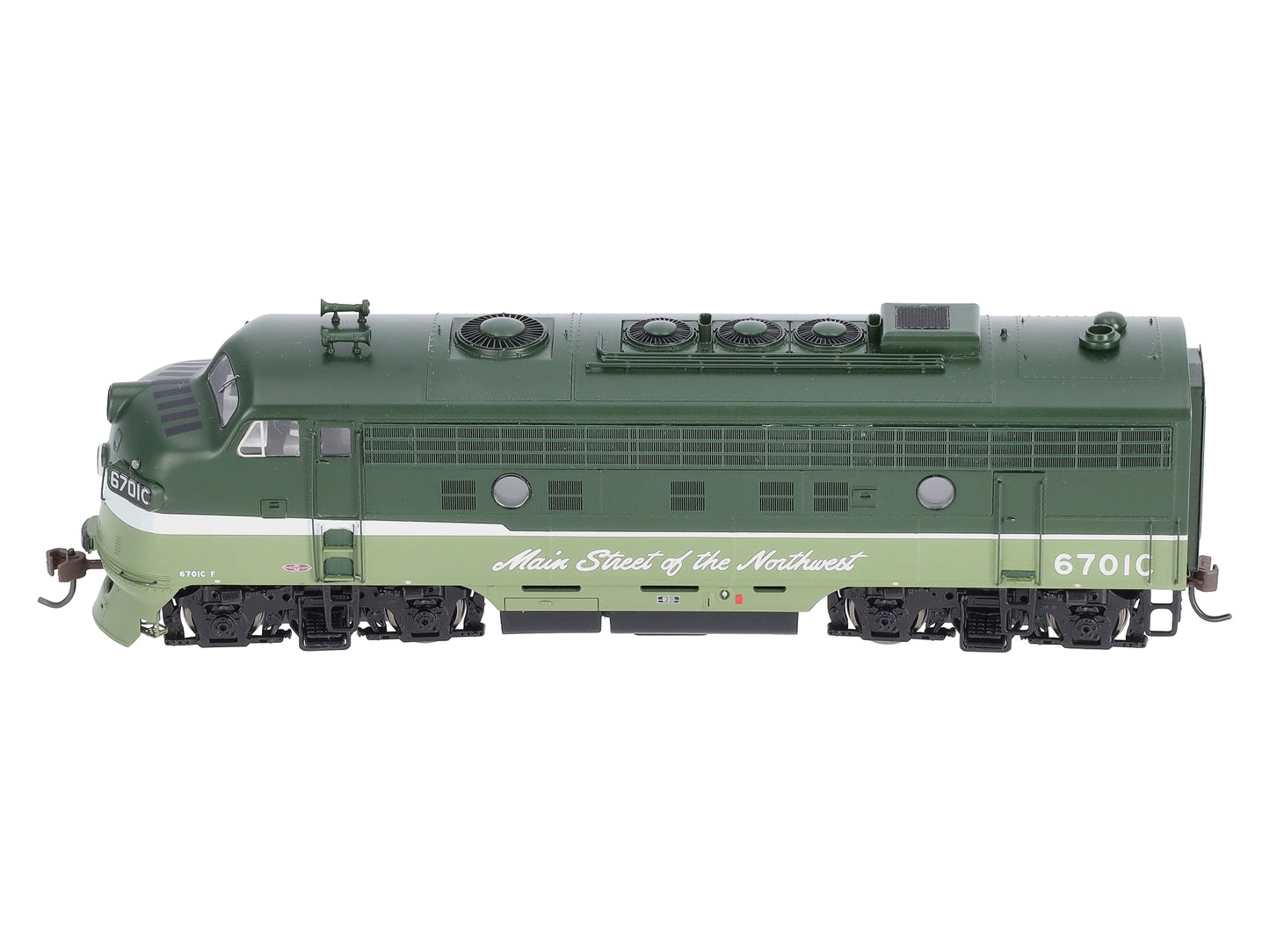 Athearn G3001 HO Scale Northern Pacific EMD F9A Diesel Locomotive #6701C LN