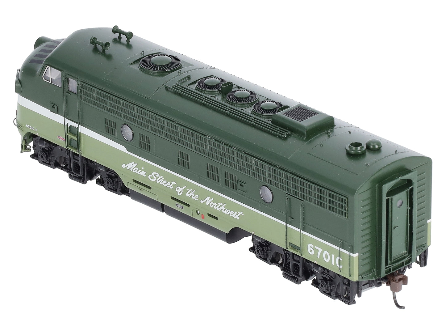 Athearn G3001 HO Scale Northern Pacific EMD F9A Diesel Locomotive #6701C LN