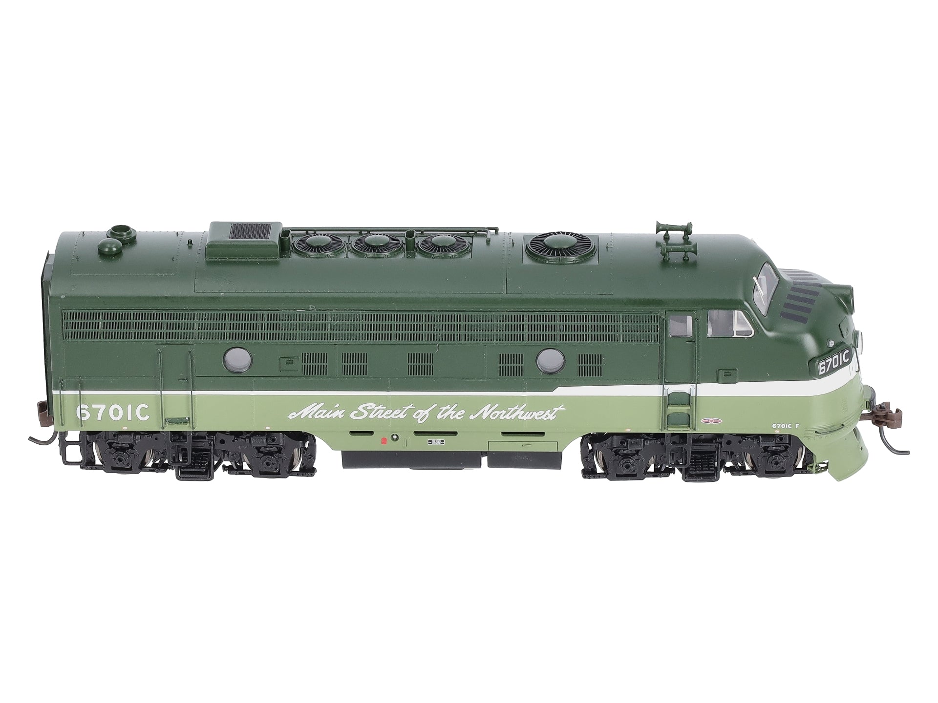 Athearn G3001 HO Scale Northern Pacific EMD F9A Diesel Locomotive #6701C LN