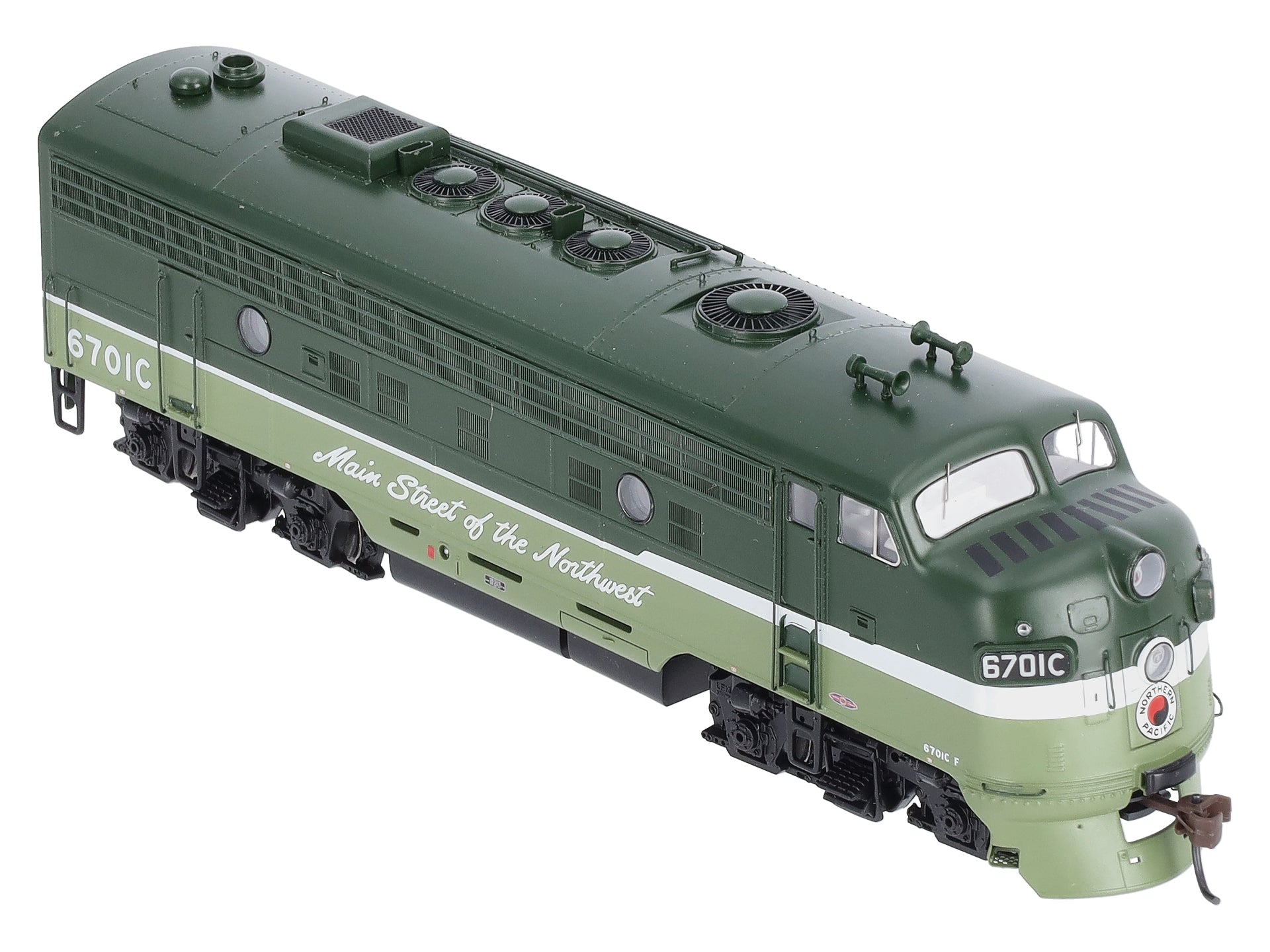 Athearn G3001 HO Scale Northern Pacific EMD F9A Diesel Locomotive #6701C LN