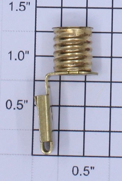 Lionel 221-33 Brass Lamp Socket with Bracket