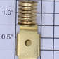 Lionel 221-33 Brass Lamp Socket with Bracket