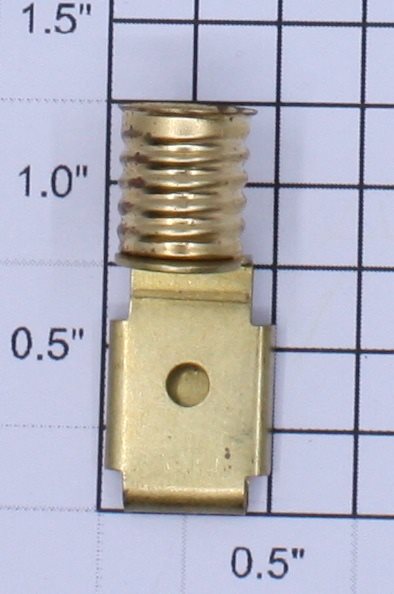 Lionel 221-33 Brass Lamp Socket with Bracket