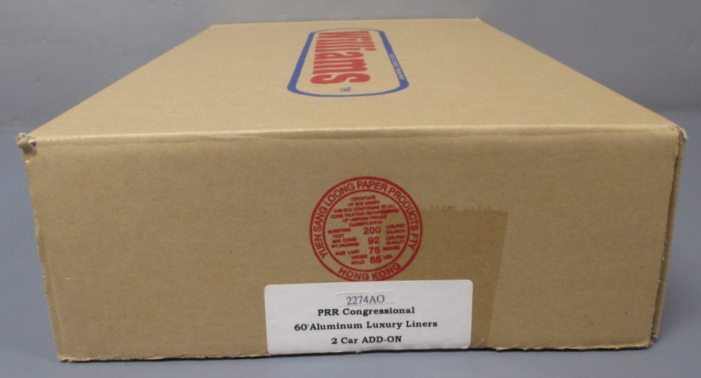 Williams 2274AO Pennsylvania Congressional 60' Aluminum Luxury Liner (Set of 2) LN/Box