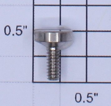 Lionel #6-32 x 5/16" Nickel Slotted Flat Tapered Head Screw