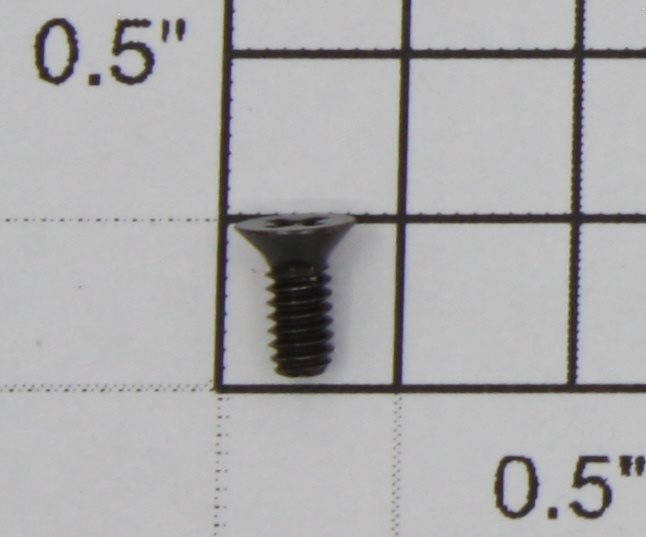 Lionel 8753-75 #3-48 x 1/4" Black Phillips Flat Head Screw