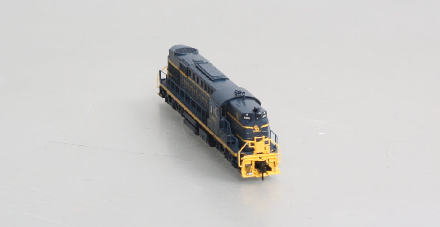 Broadway Limited 6629 N C&O Alco RSD-7 Diesel Locomotive with DCC #6811