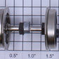 Lionel 28649-254 Polar Express Front Flanged Wheel Set with Cam Series 2 Only