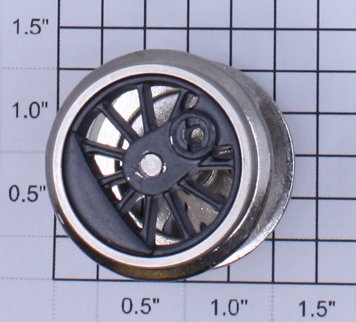 Lionel 28649-254 Polar Express Front Flanged Wheel Set with Cam Series 2 Only