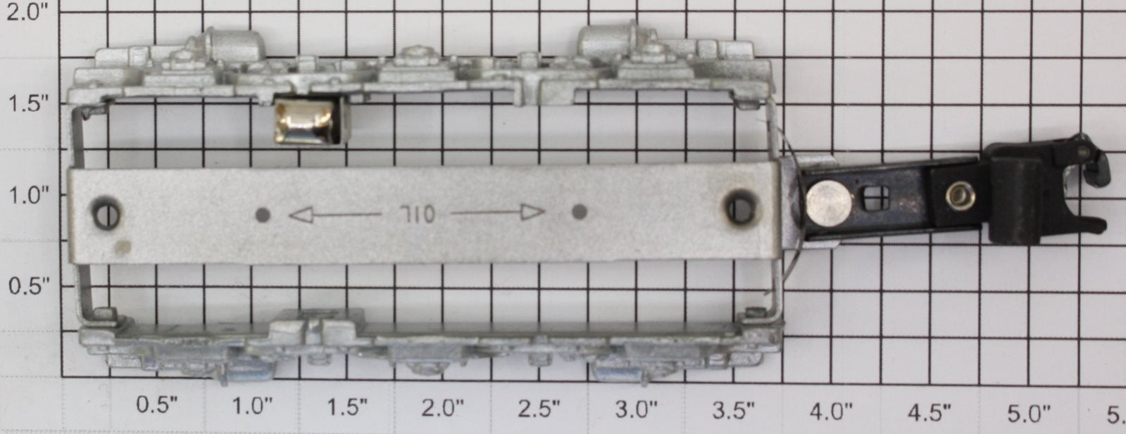 Lionel 8112-72 Frame Truck Side with Arm and Coupler Assembly