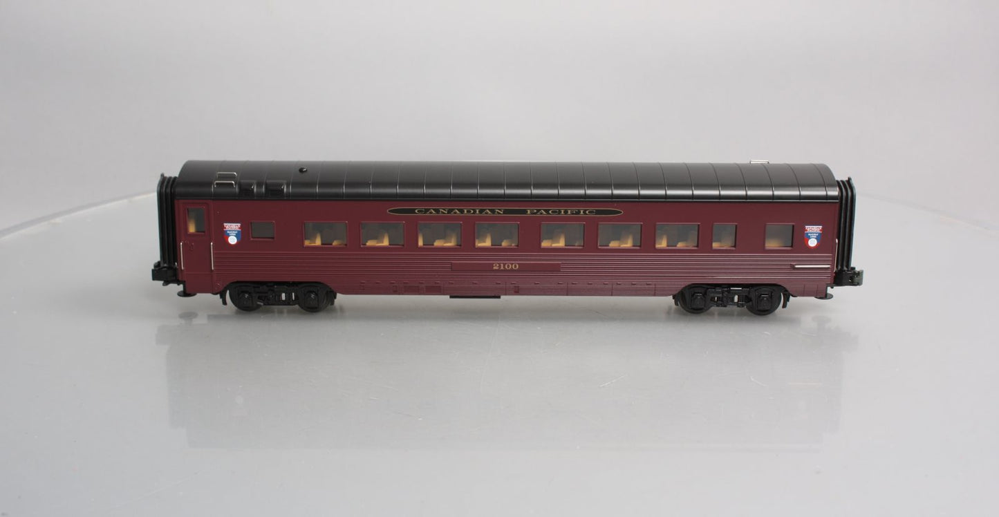 MTH 30-6732 O Canadian Pacific 60' Streamlined ABS Passenger Coach #2100 NIB