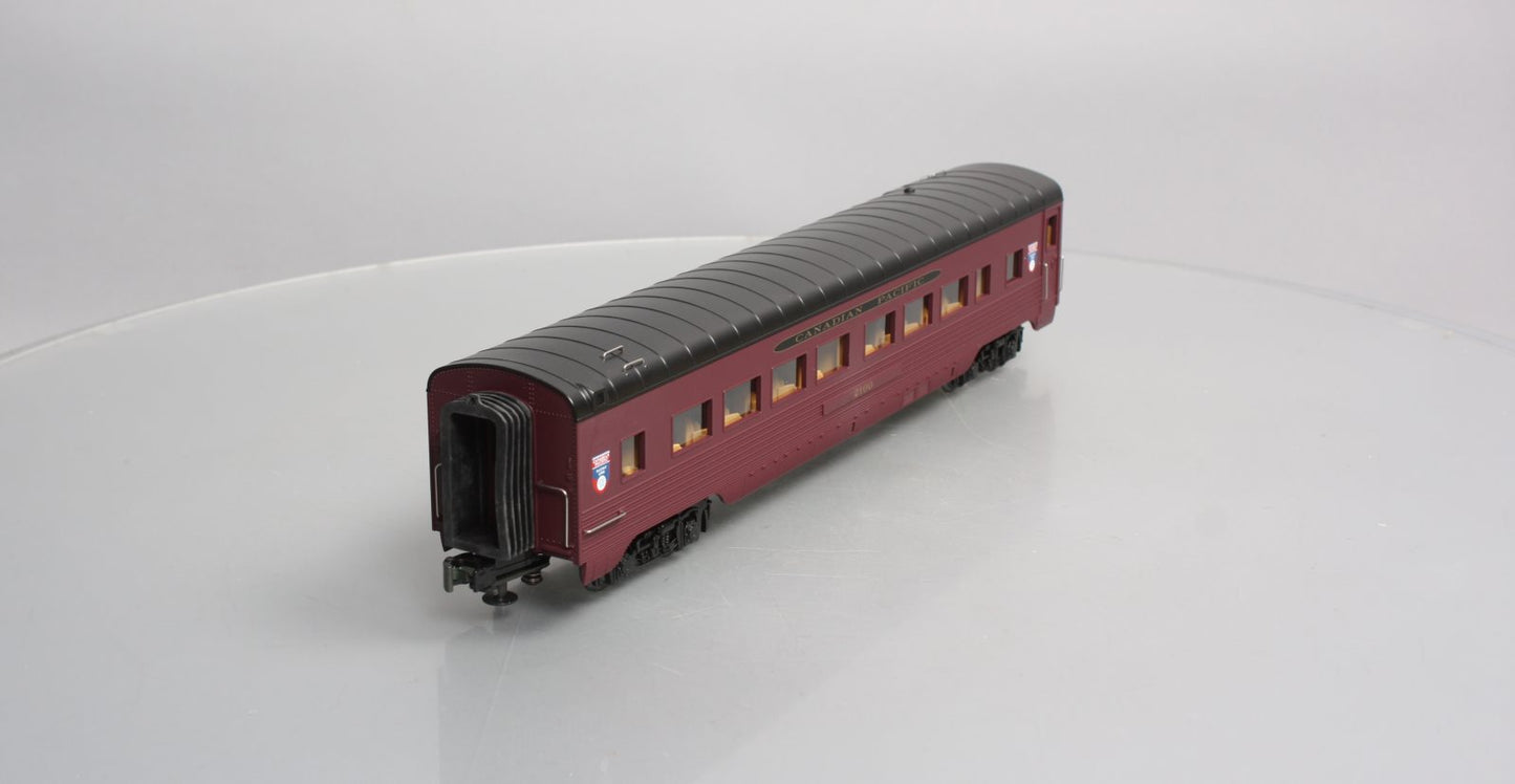 MTH 30-6732 O Canadian Pacific 60' Streamlined ABS Passenger Coach #2100 NIB