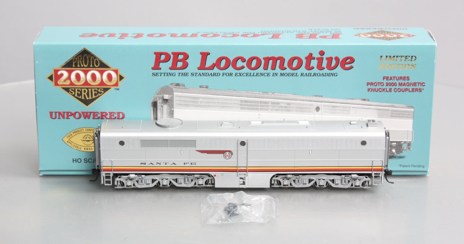 Proto 2000 21655 HO Scale AT&SF Diesel B-Unit W/Dynamic Brakes #52A LN/Box