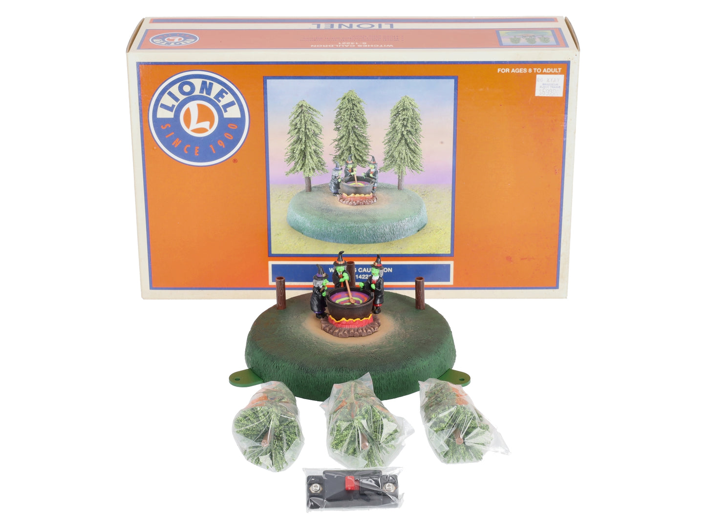 Lionel 6-14221 O Gauge Witches Cauldron Animated Scene LN/Box