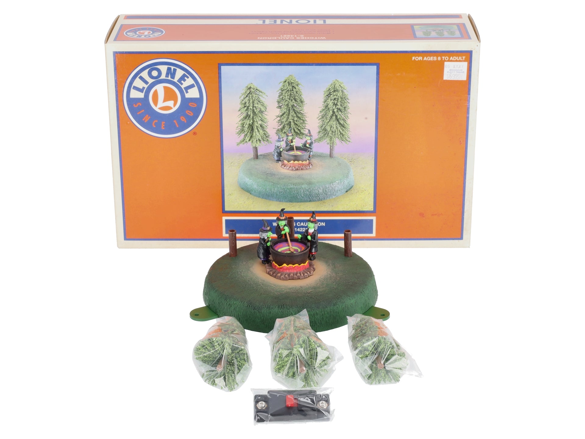 Lionel 6-14221 O Gauge Witches Cauldron Animated Scene LN/Box