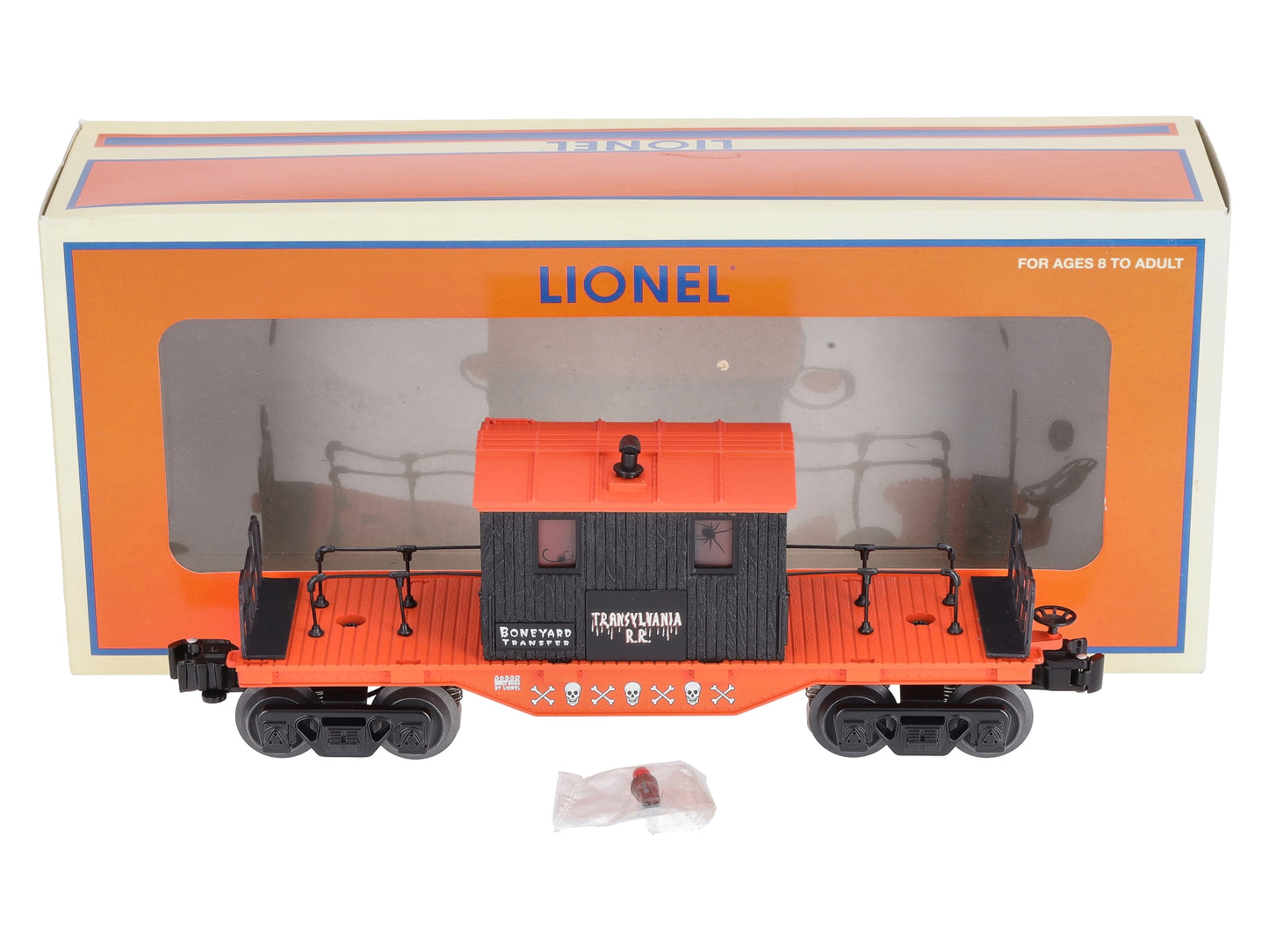 Lionel 6-36550 O Gauge Halloween Transylvania Transfer Illuminated Caboose LN/Box