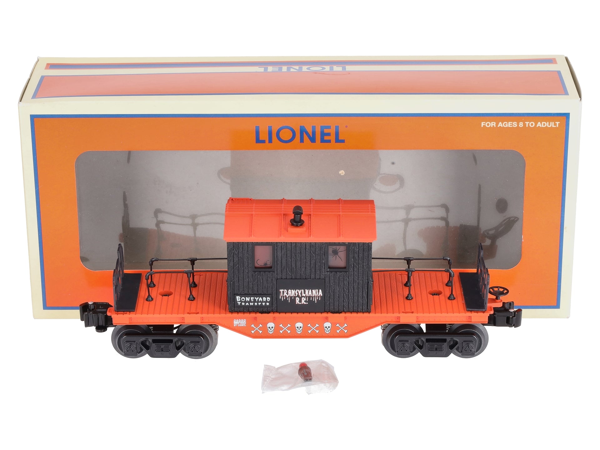 Lionel 6-36550 O Gauge Halloween Transylvania Transfer Illuminated Caboose LN/Box