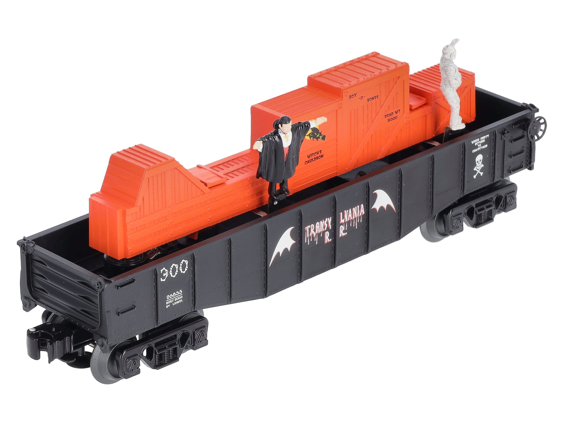 Lionel 6-26855 O Gauge Operating Halloween Animated Gondola LN/Box