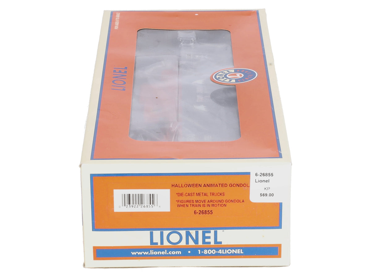 Lionel 6-26855 O Gauge Operating Halloween Animated Gondola LN/Box