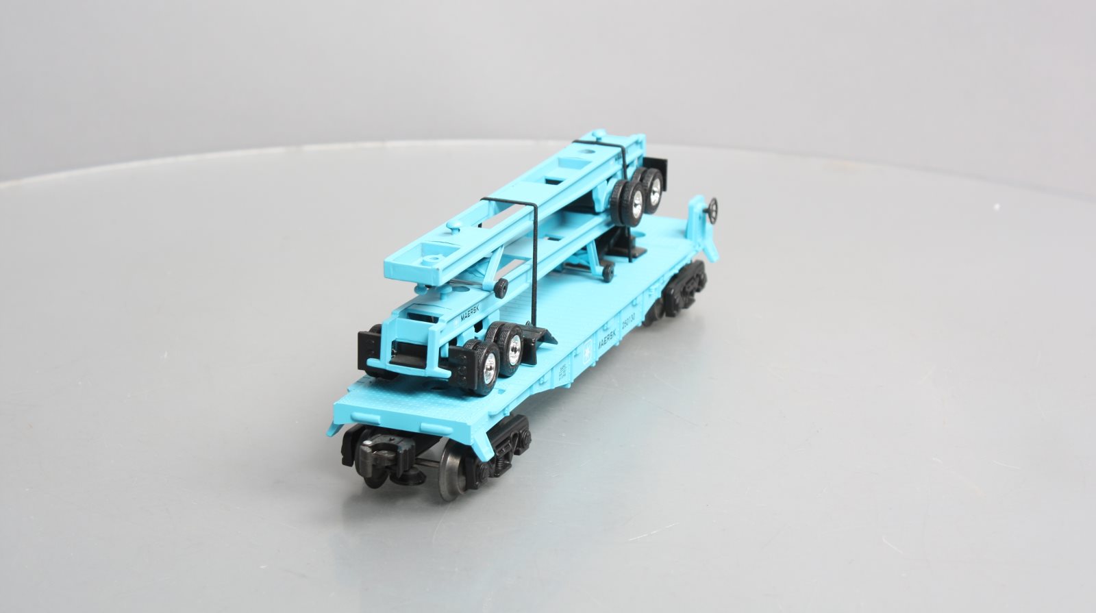 Lionel 6-36092 O Gauge Maersk Flat w/Diecast Trailers LN/Box