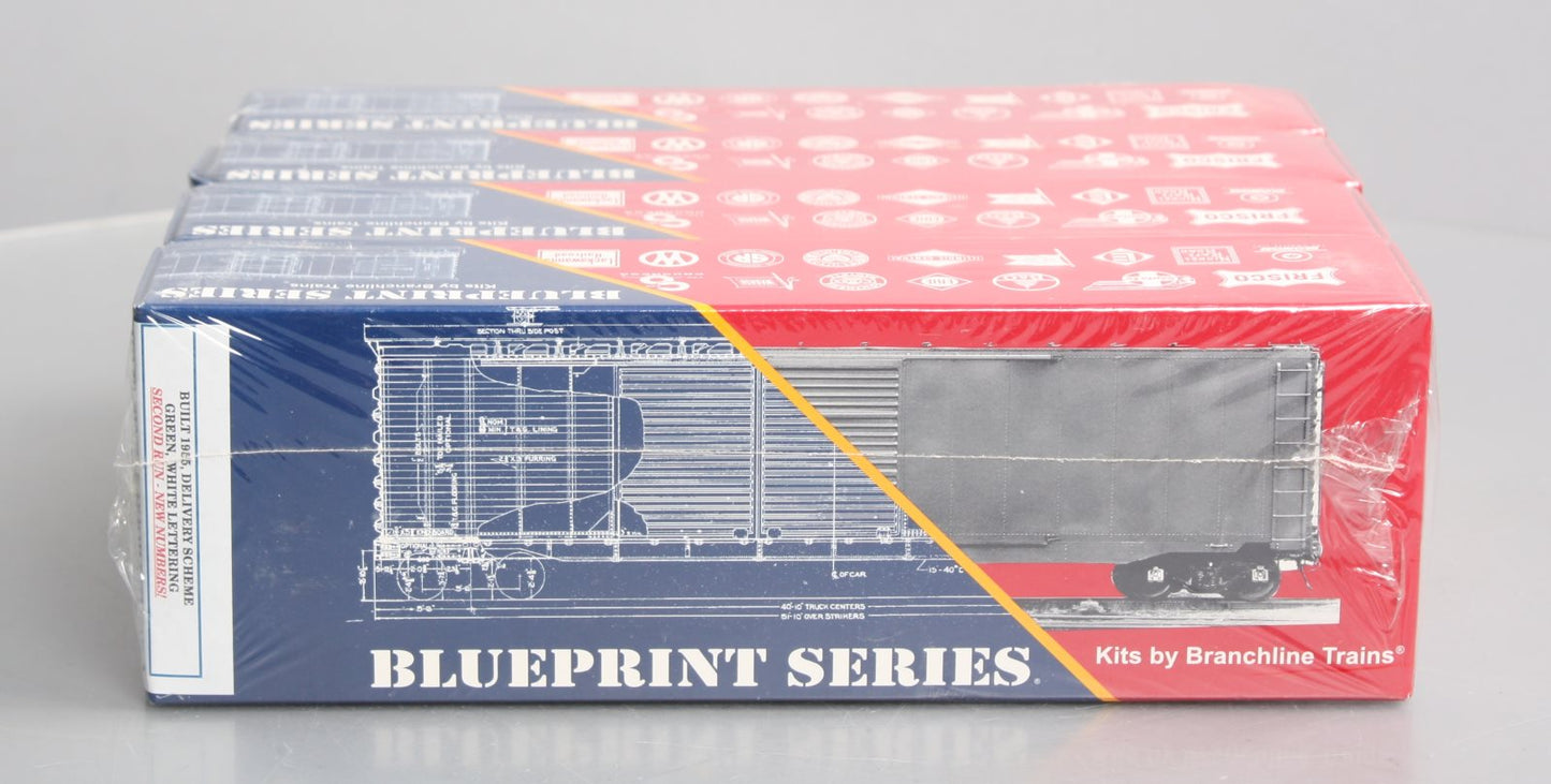 Branchline Trains 1001 Santa Fe 50' AAR Single Door Boxcar 4 Pack