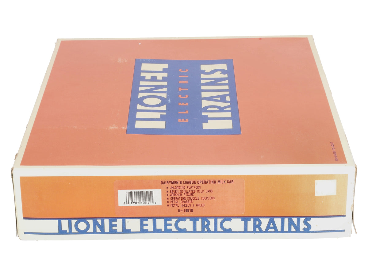 Lionel 6-19818 O Gauge Dairymen‘s League Operating Milk Car #788 LN/Box