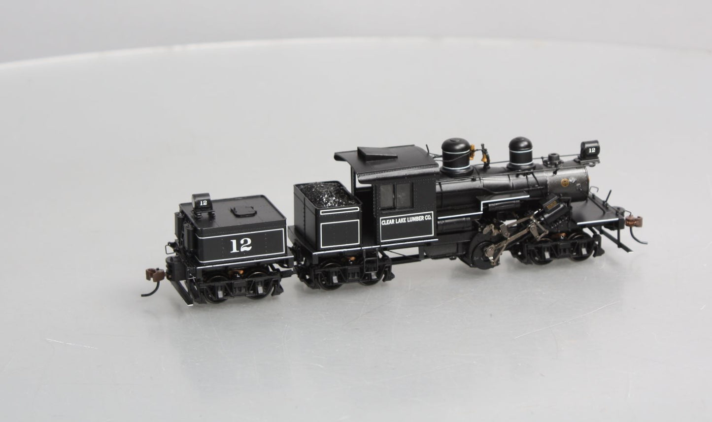 Bachmann 82905 HO Clear Lake Lumber Co 70-Ton 3-Truck Steam Climax w/DCC