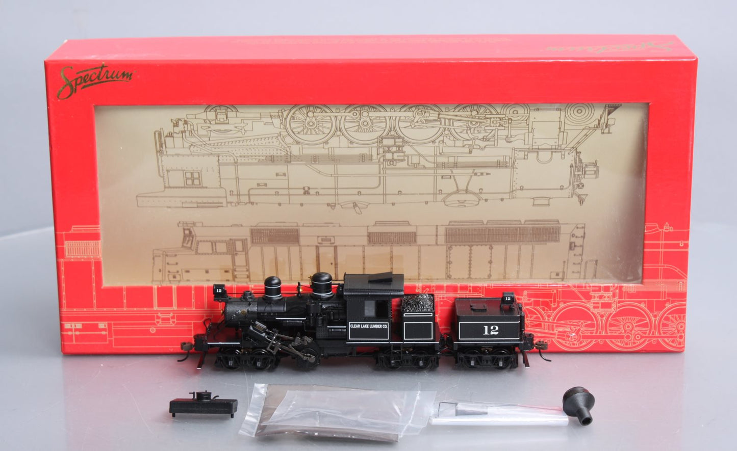 Bachmann 82905 HO Clear Lake Lumber Co 70-Ton 3-Truck Steam Climax w/DCC