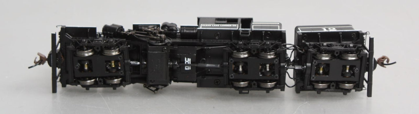 Bachmann 82905 HO Clear Lake Lumber Co 70-Ton 3-Truck Steam Climax w/DCC