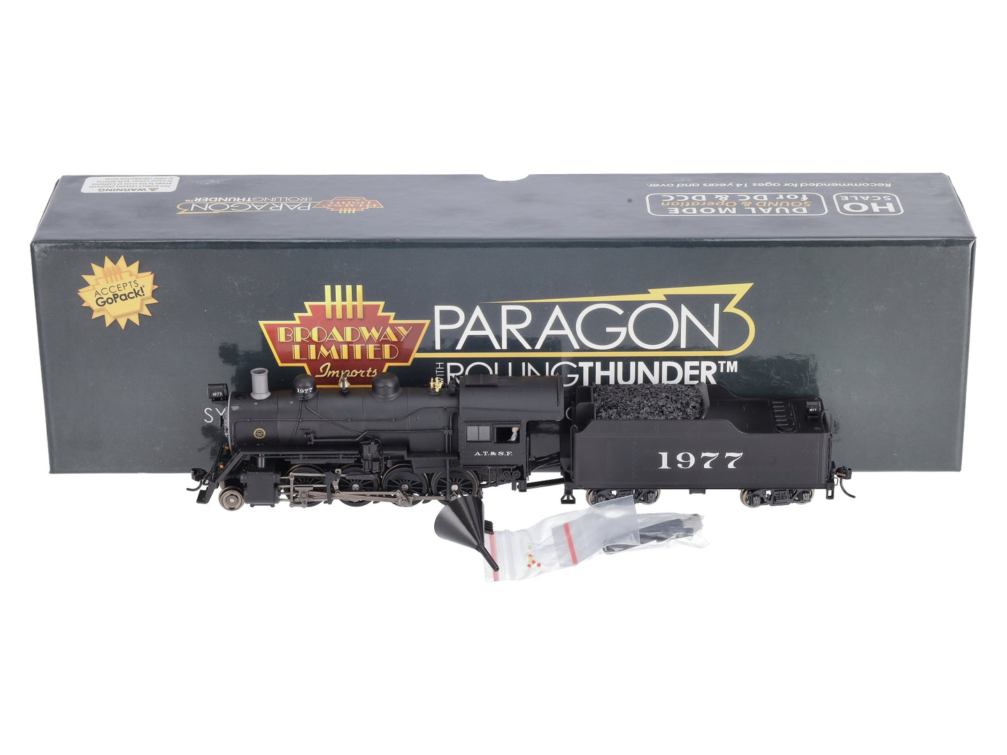 Broadway Limited 6340 HO ATSF 2-8-0 Consolidation Steam Loco Sound/DCC #1977