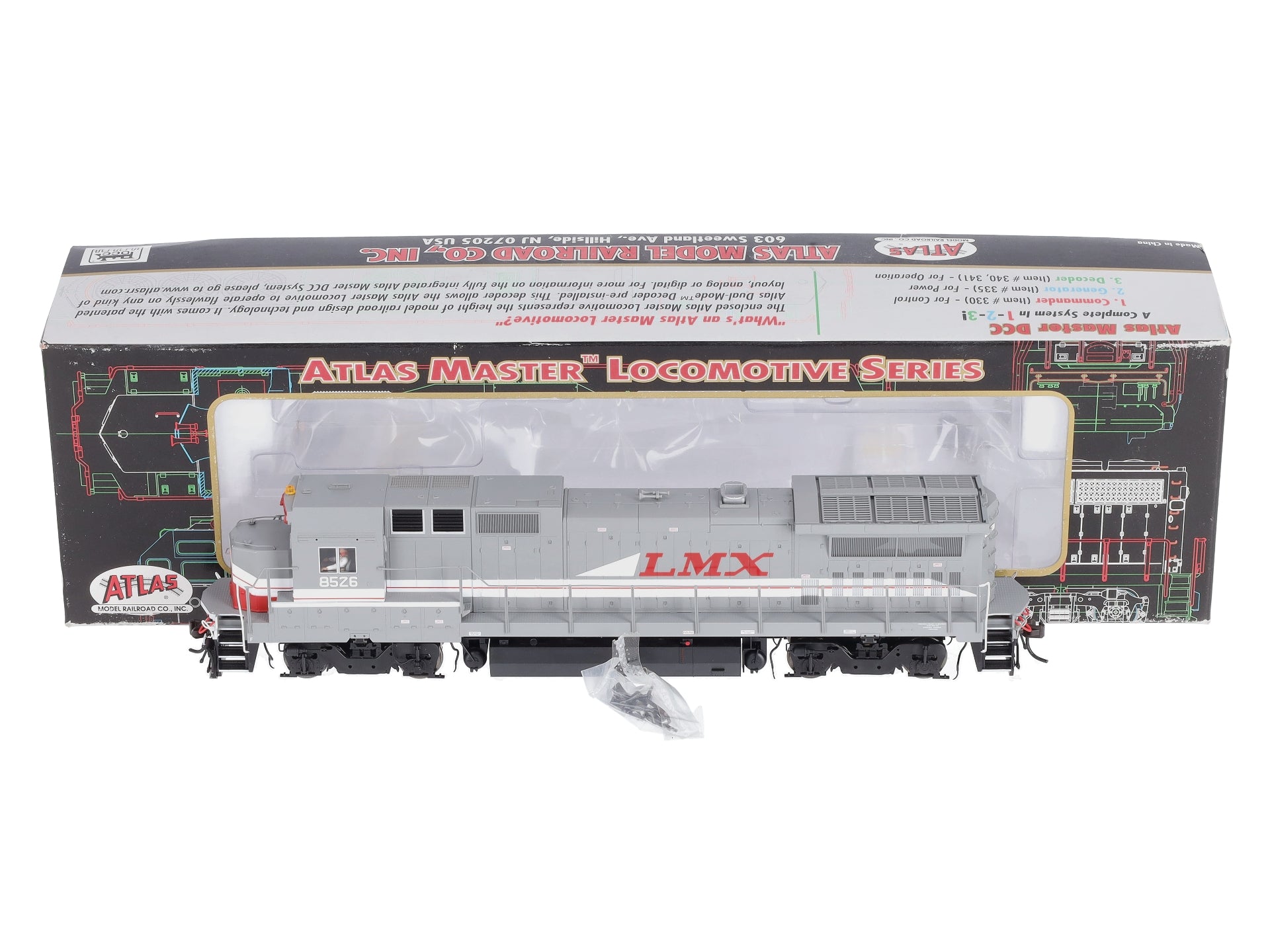 Atlas 9010 HO LMX DASH 8-40B Diesel Locomotive Standard DC #8526