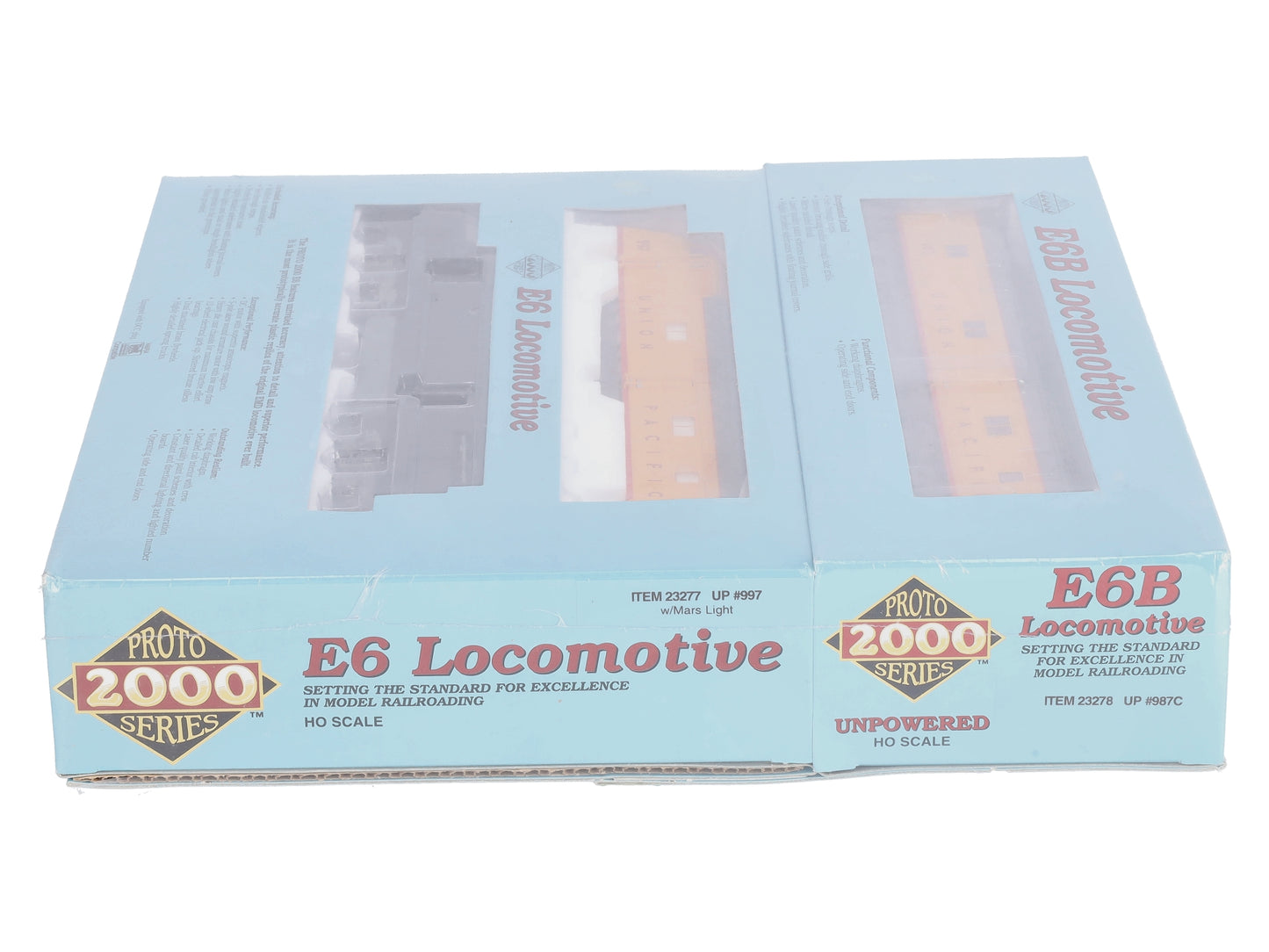 Proto 2000 23549 HO Scale Union Pacific EMD E6 AB Diesel Engine Set: #997/#987c MT/Box