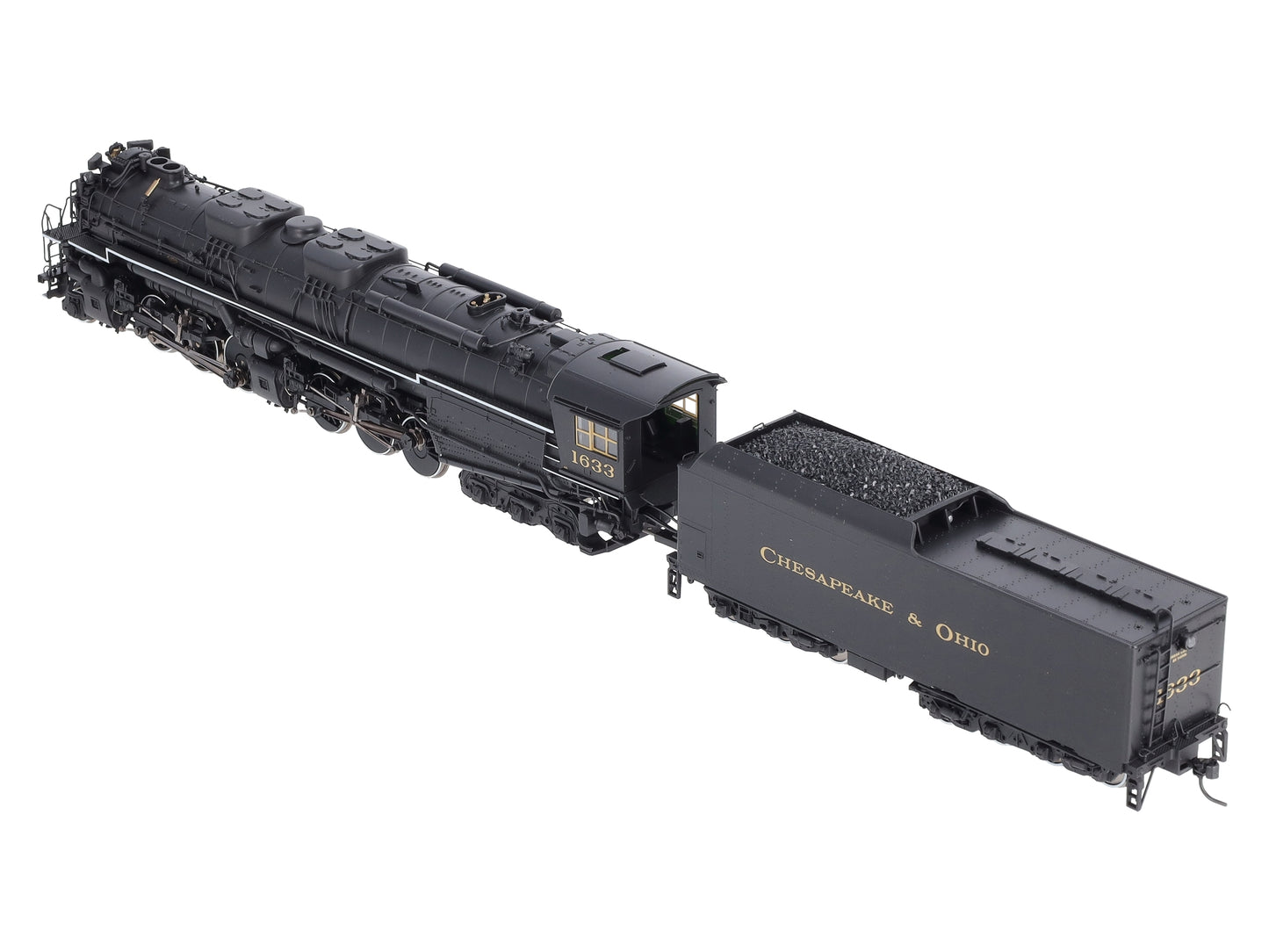 Rivarossi R5454 HO Scale C&O Class 2-6-6-6 Steam Locomotive & Tender #1633