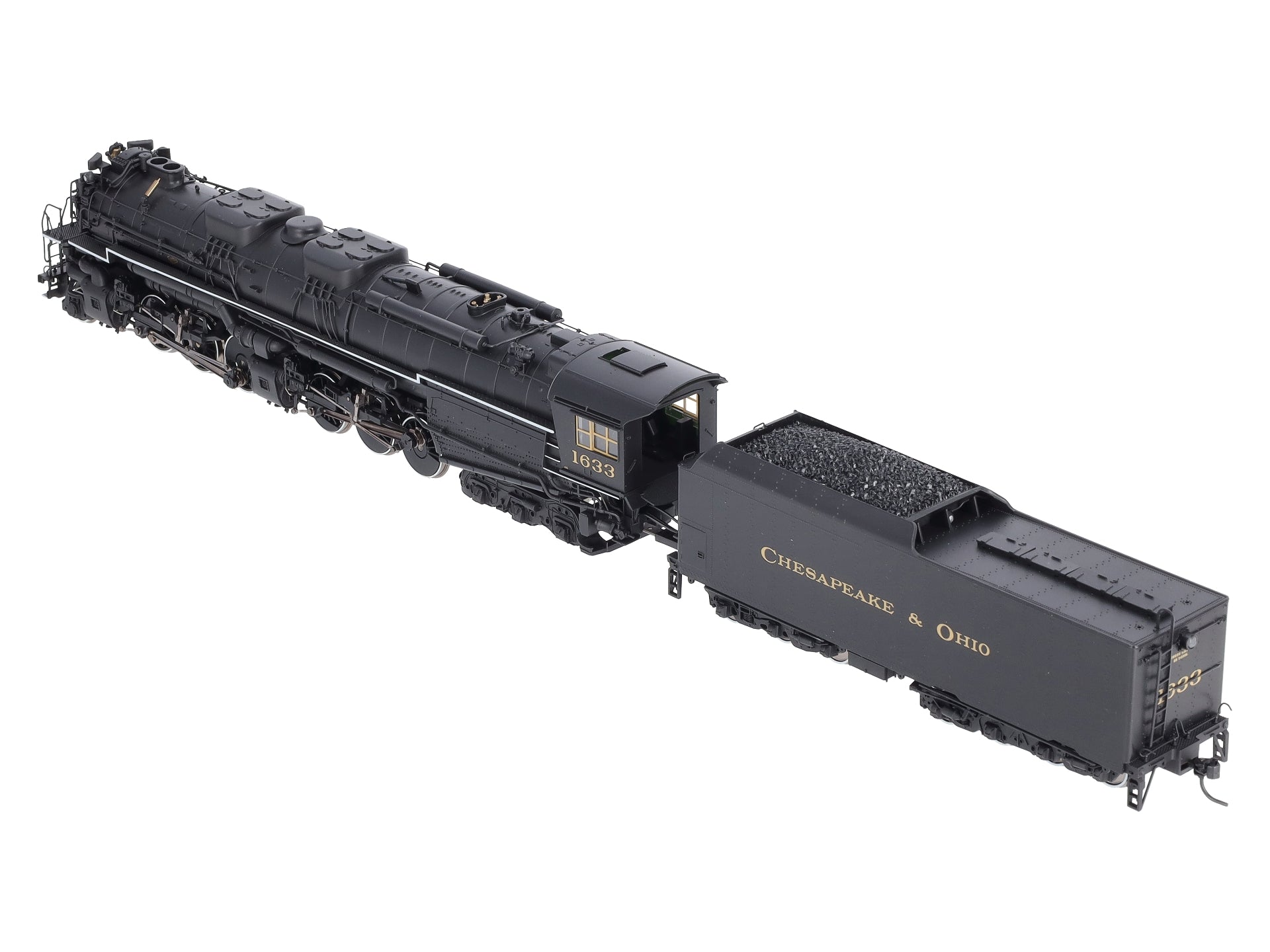 Rivarossi R5454 HO Scale C&O Class 2-6-6-6 Steam Locomotive & Tender #1633