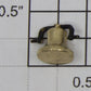 Lionel 8616-19 O Berkshire Jr and Polar Express Brass Bell with Black Yoke