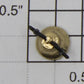 Lionel 8616-19 O Berkshire Jr and Polar Express Brass Bell with Black Yoke
