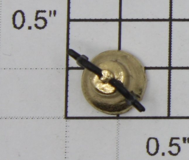 Lionel 8616-19 O Berkshire Jr and Polar Express Brass Bell with Black Yoke