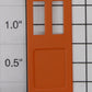 Lionel 9025-24 Left Hand Orange Vestibule Door