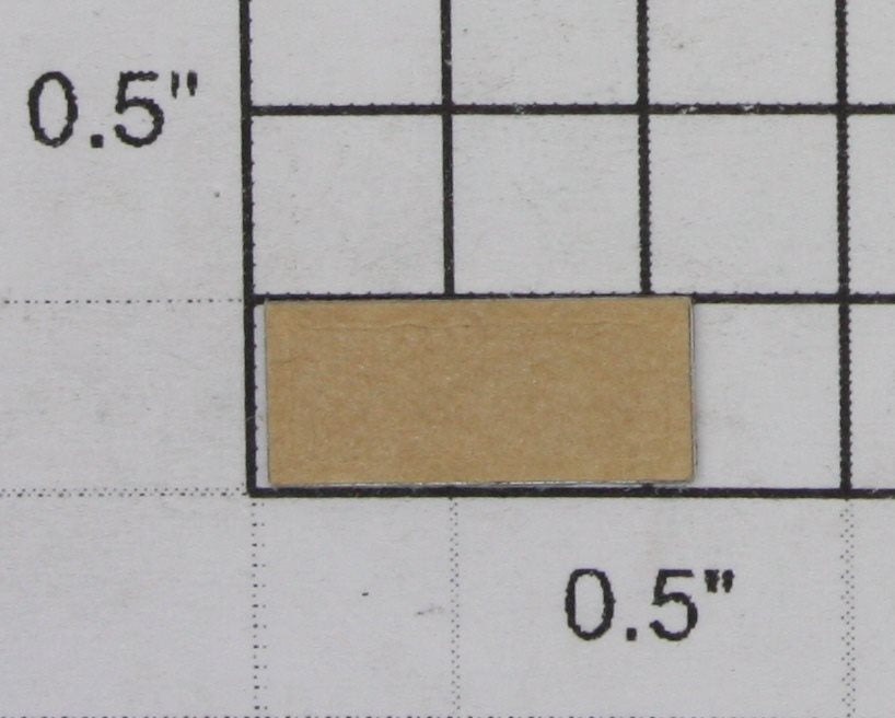 Lionel 9110-10 "3500" Number Nameplate with Adhesive on Back