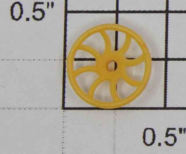Lionel 7605-45 Yellow Brake Wheel