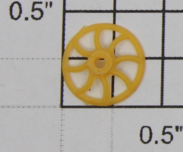 Lionel 7605-45 Yellow Brake Wheel