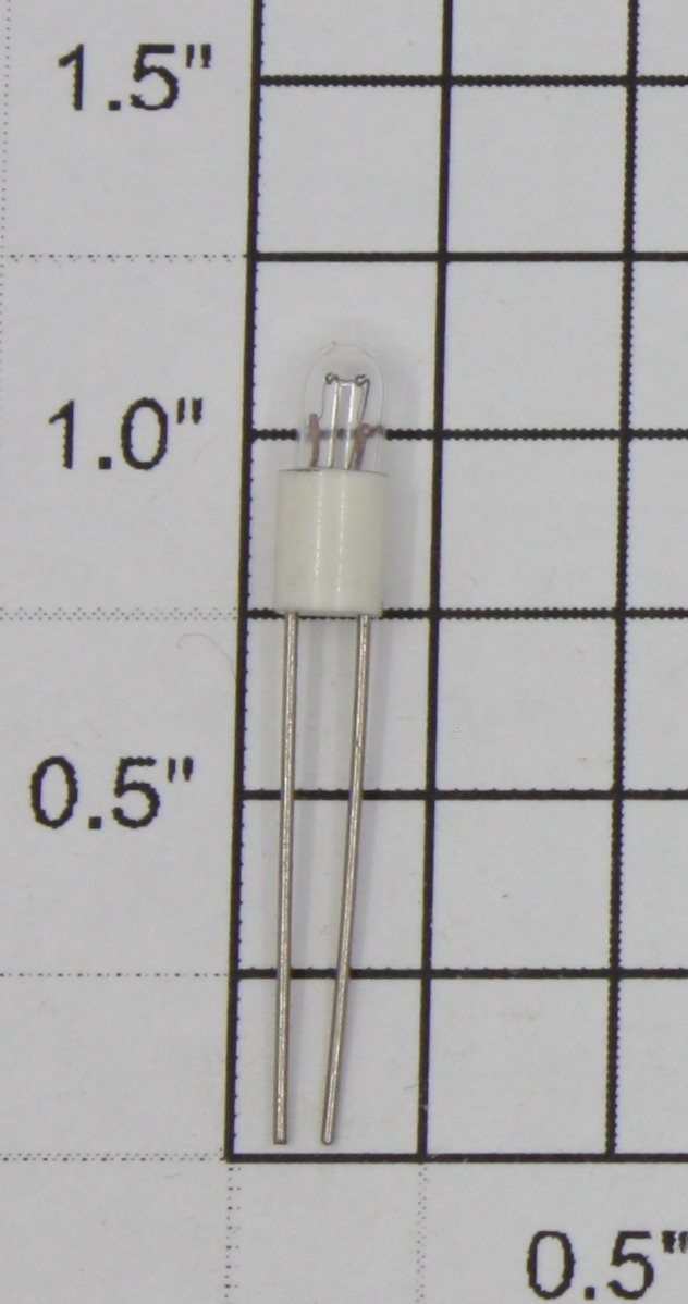 Lionel 8011-19 Bi-Pin Clear T-1 Light Bulb