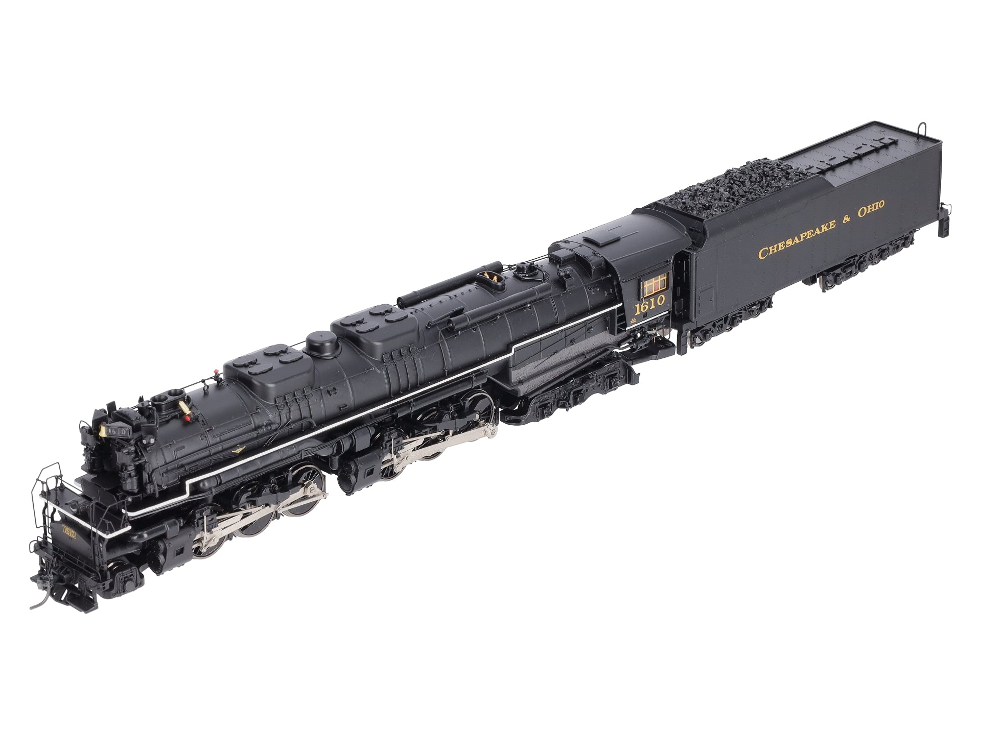 MTH 80-3251-1 HO Chesapeake & Ohio 2-6-6-6 Steam Locomotive #1610 w/PS3