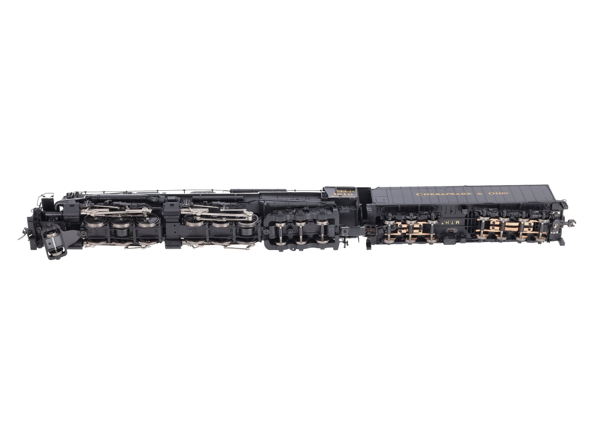 MTH 80-3251-1 HO Chesapeake & Ohio 2-6-6-6 Steam Locomotive #1610 w/PS3