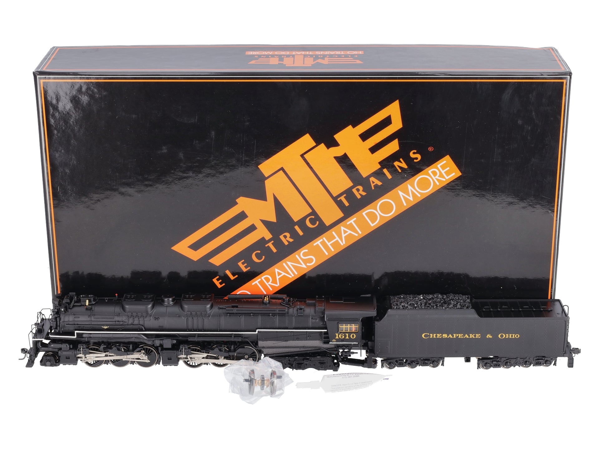 MTH 80-3251-1 HO Chesapeake & Ohio 2-6-6-6 Steam Locomotive #1610 w/PS3