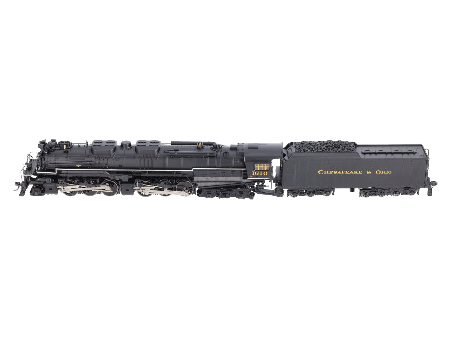 MTH 80-3251-1 HO Chesapeake & Ohio 2-6-6-6 Steam Locomotive #1610 w/PS3