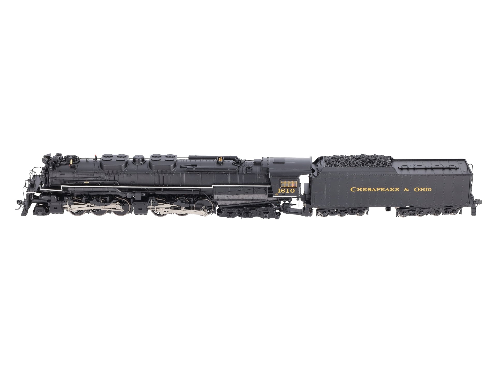 MTH 80-3251-1 HO Chesapeake & Ohio 2-6-6-6 Steam Locomotive #1610 w/PS3