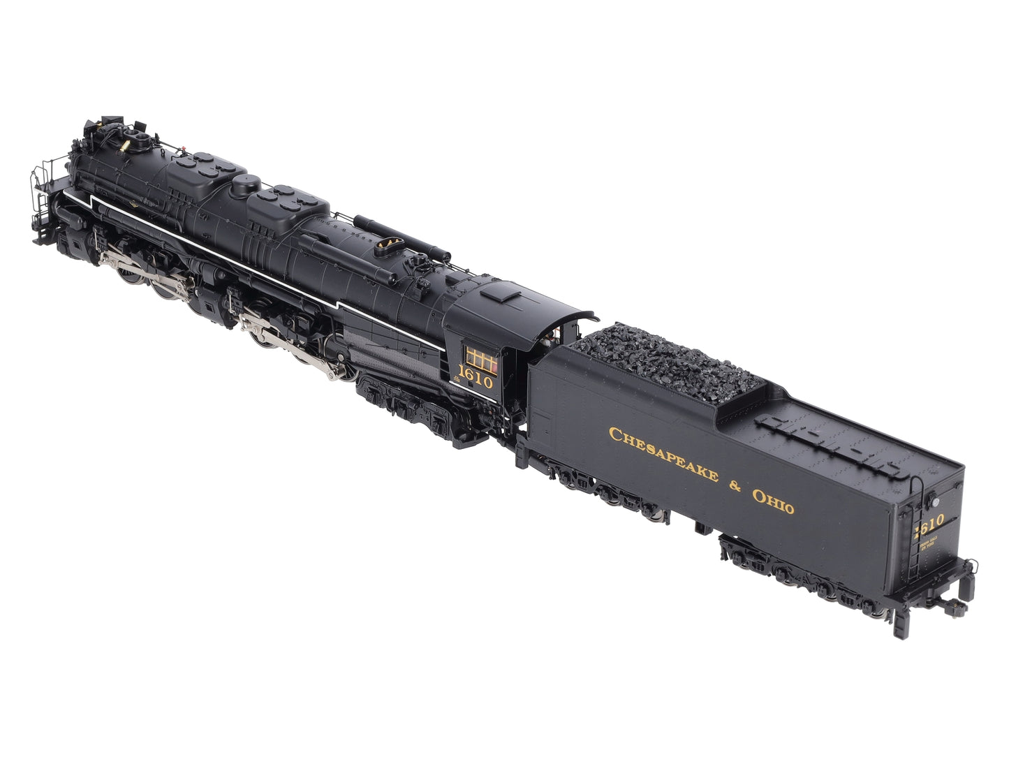 MTH 80-3251-1 HO Chesapeake & Ohio 2-6-6-6 Steam Locomotive #1610 w/PS3