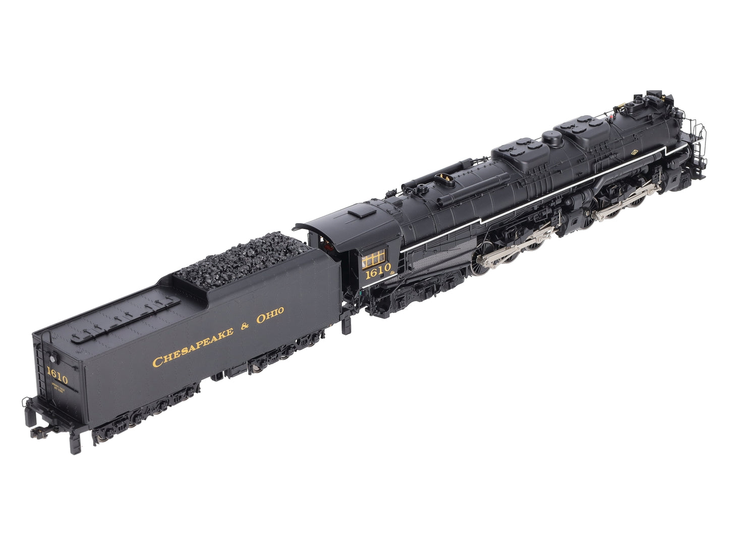 MTH 80-3251-1 HO Chesapeake & Ohio 2-6-6-6 Steam Locomotive #1610 w/PS3