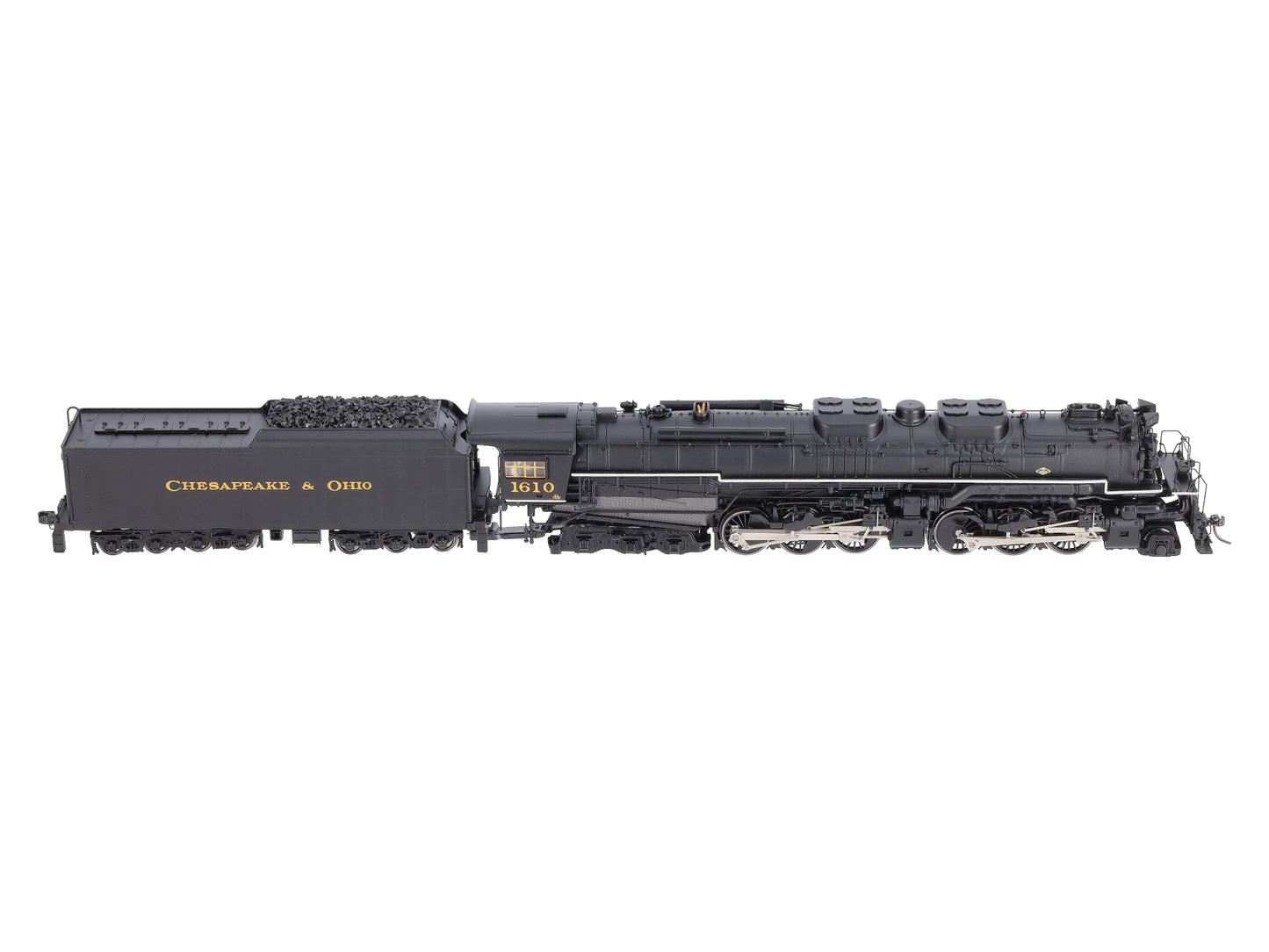 MTH 80-3251-1 HO Chesapeake & Ohio 2-6-6-6 Steam Locomotive #1610 w/PS3
